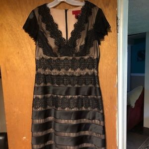 JS Collection Black Lace Dress